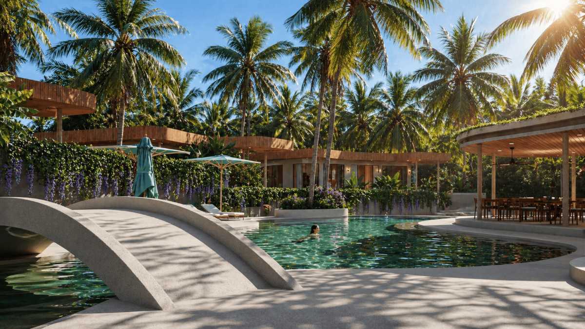Wille Lagoon Koh Phangan – basen lagunowy